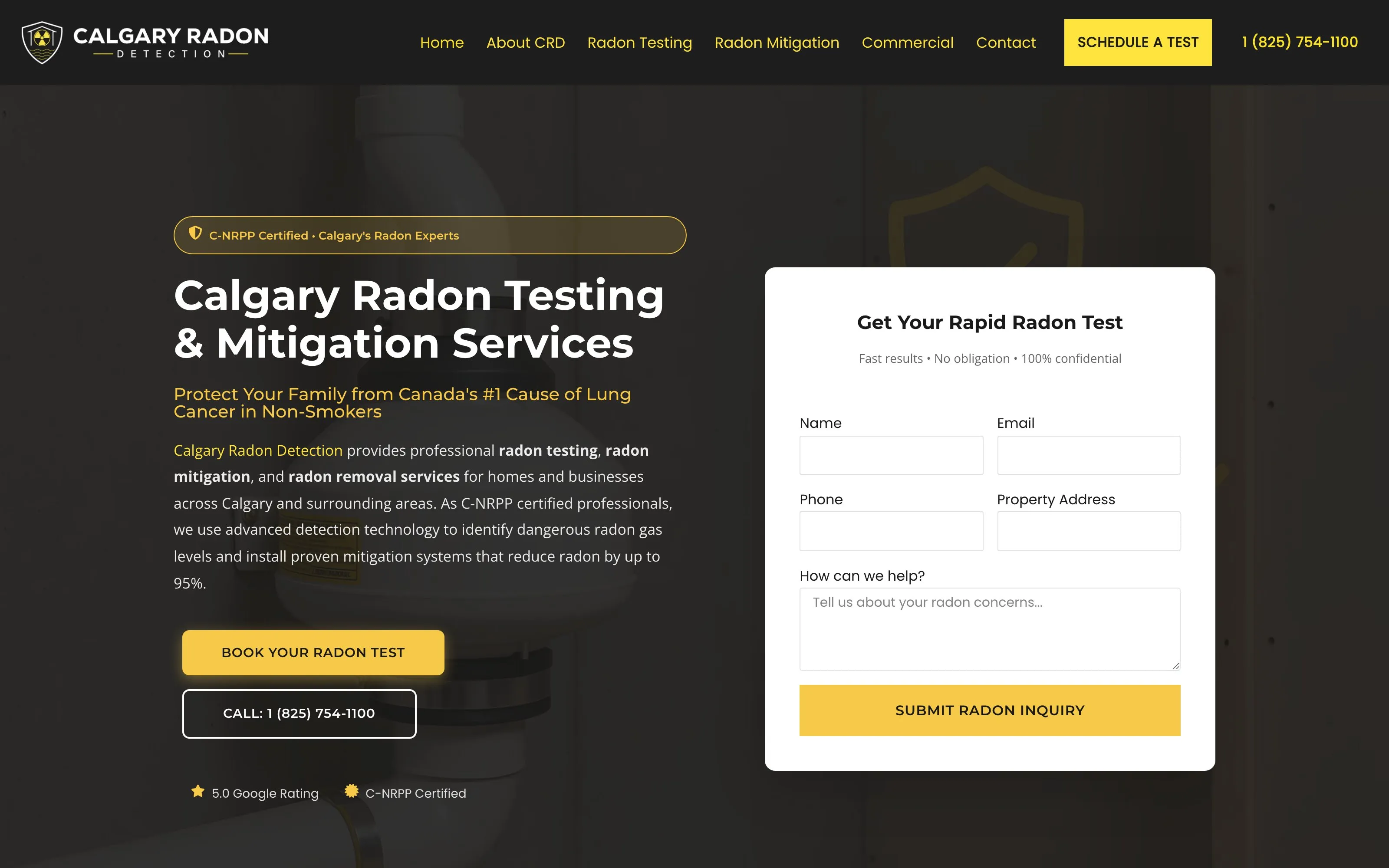 Calgary Radon Detection — Radon Testing & Mitigation