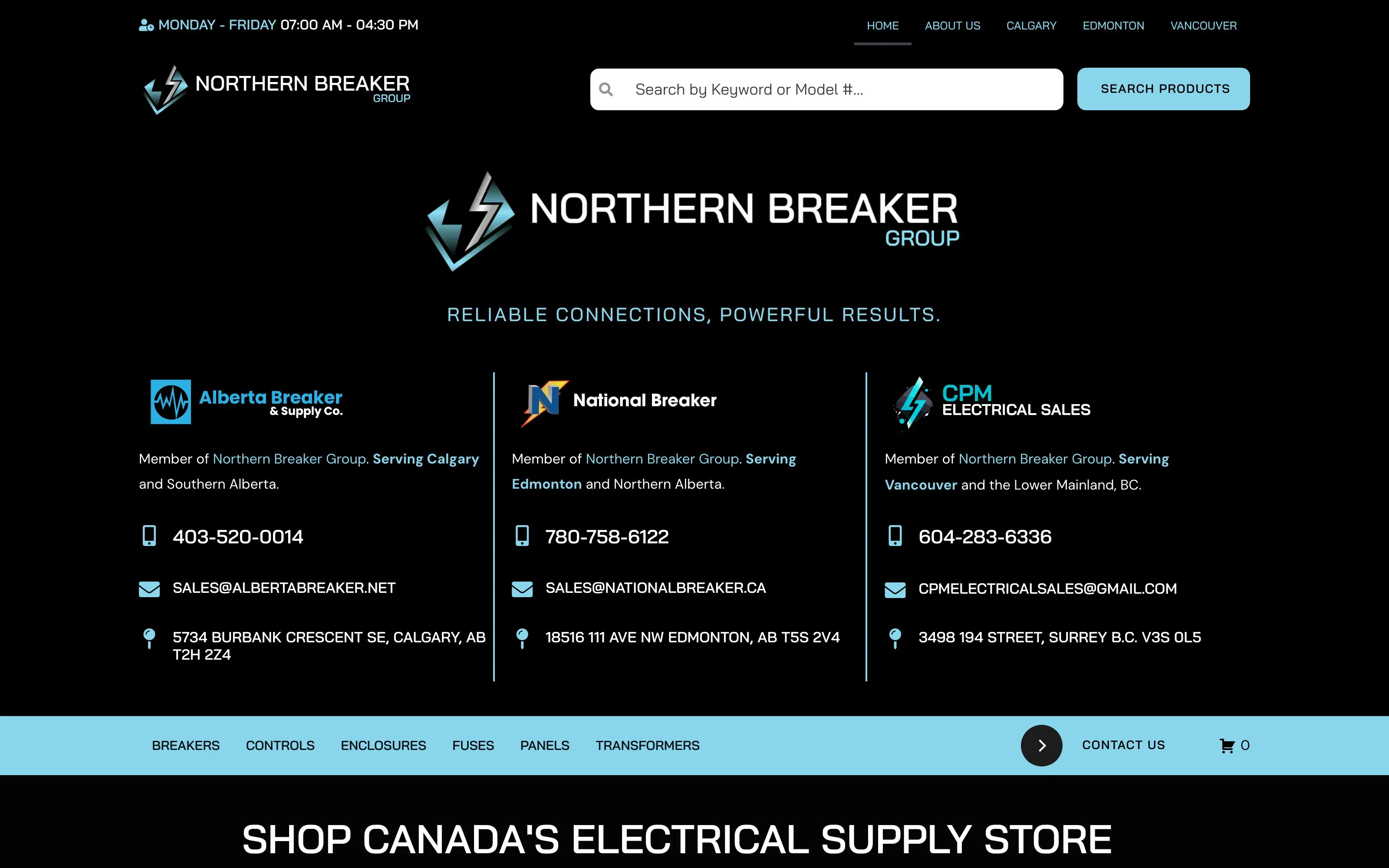 Northern Breaker Group — Electrical Supply