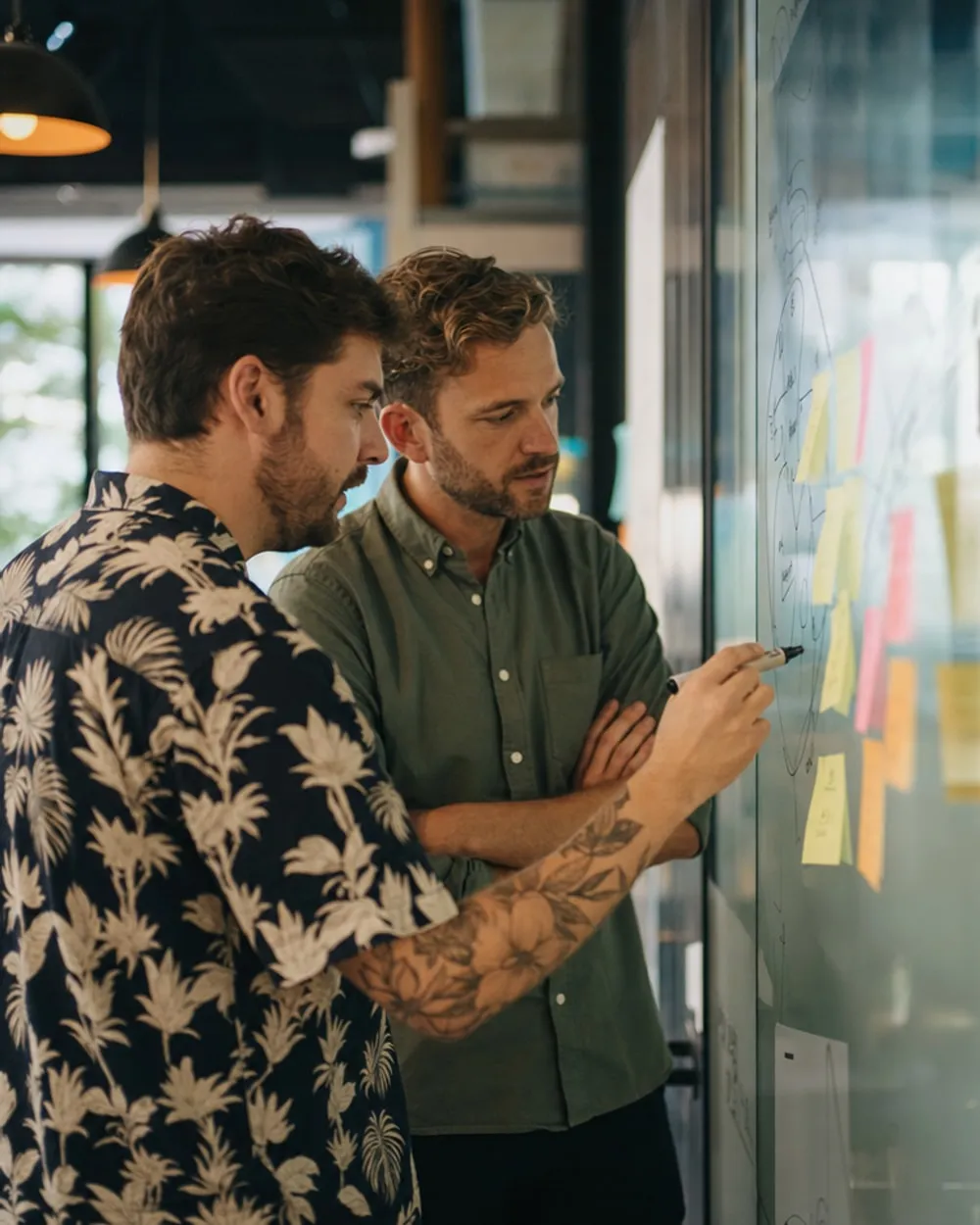 Strategy deep-dive session with a marketing consultant